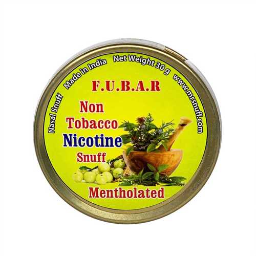 Fubar Non Tobacco Mentholated snuff 30g