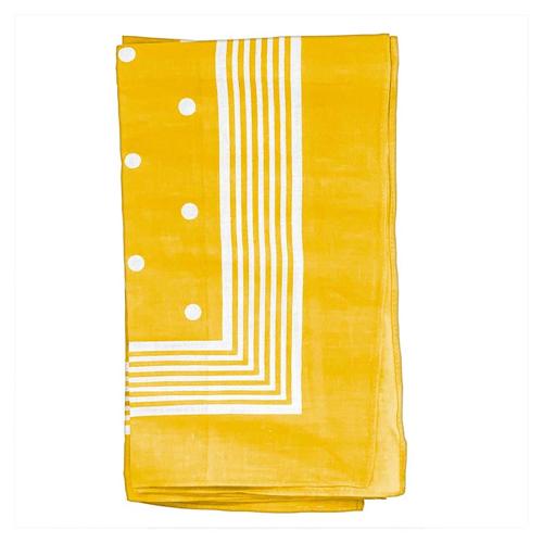 Handkerchief - Yellow Big Polka Dot